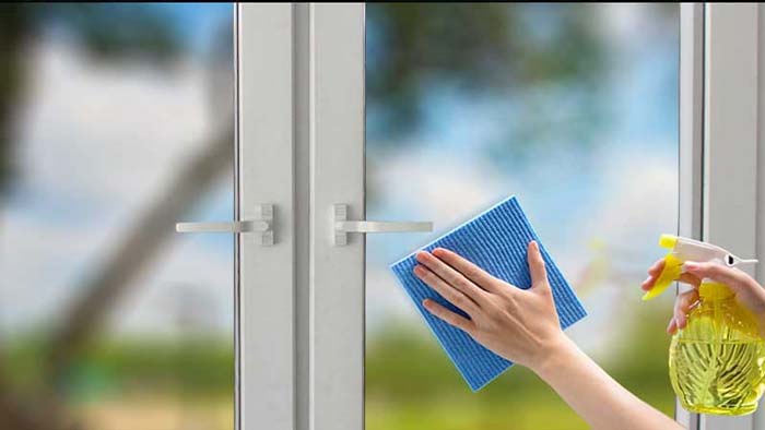 پاک کردن پنجره دوجداره