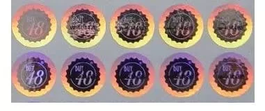 برچسب لیزری