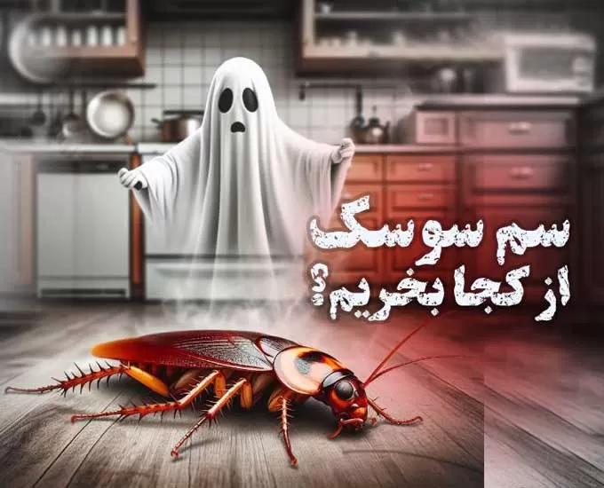 سم سوسک از کجا بخریم؟ راهنمای خرید سم سوسک