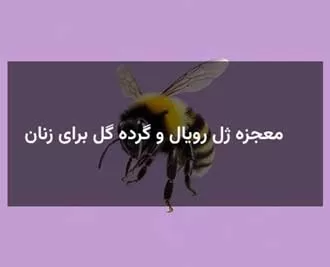 معجزه ژل رویال و گرده گل برای زنان