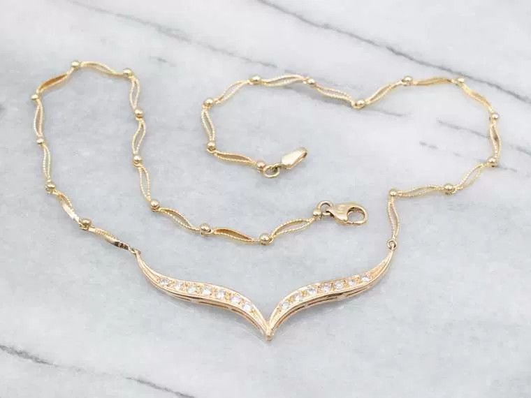 گردنبند طلا مدرن