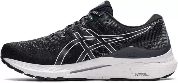 کفش Asics Gel-Kayano 28 با فناوری GEL در پاشنه و کفه جلو بالشتکی نرم و جذب ضربه عالی فراهم می‌کند