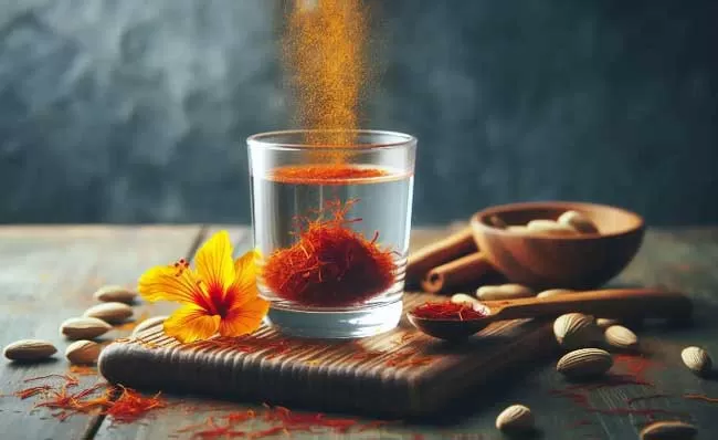 زعفران دم کرده