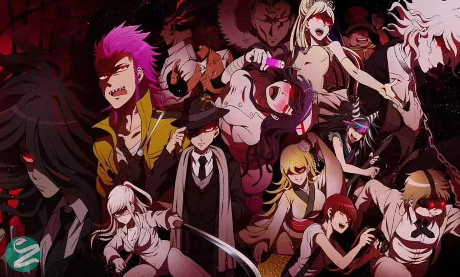 Danganronpa: The Animation بهترین انیمه‌های دارک و ترسناک برای هالووین