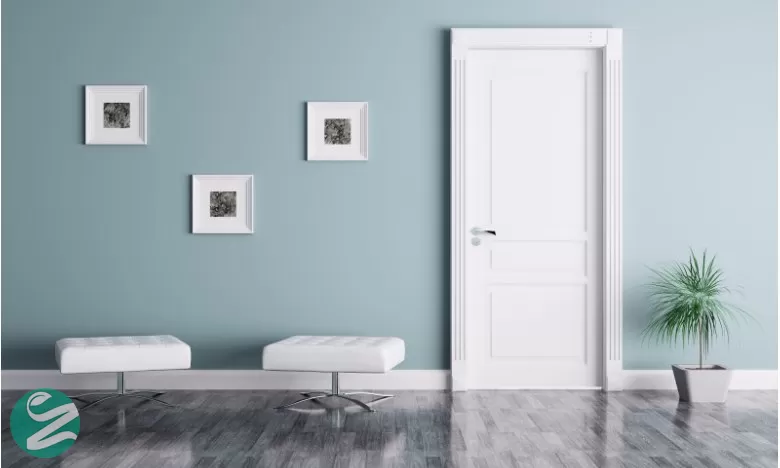 رنگ درب اتاق خواب سفید