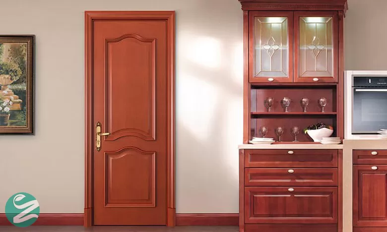 درب اتاق خواب ماهگونی