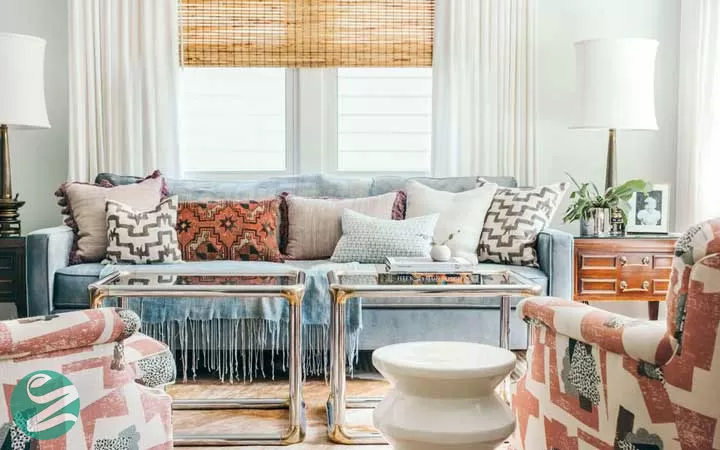 دکوراسیون رنگی _ اشکال انتزاعی و سایه‌های مصنوعی