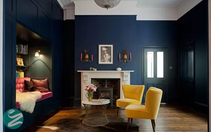 دکوراسیون رنگی _ ستفاده از رنگ صورتی و زرد