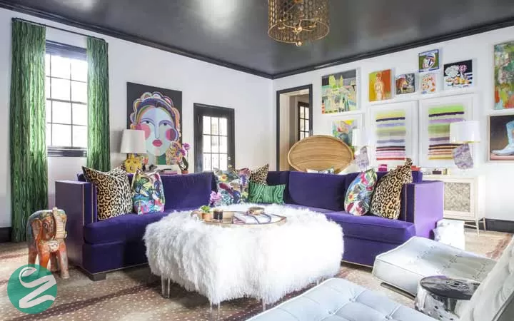 دکوراسیون رنگی _ استفاده از ترکیب رنگ‌های مختلف