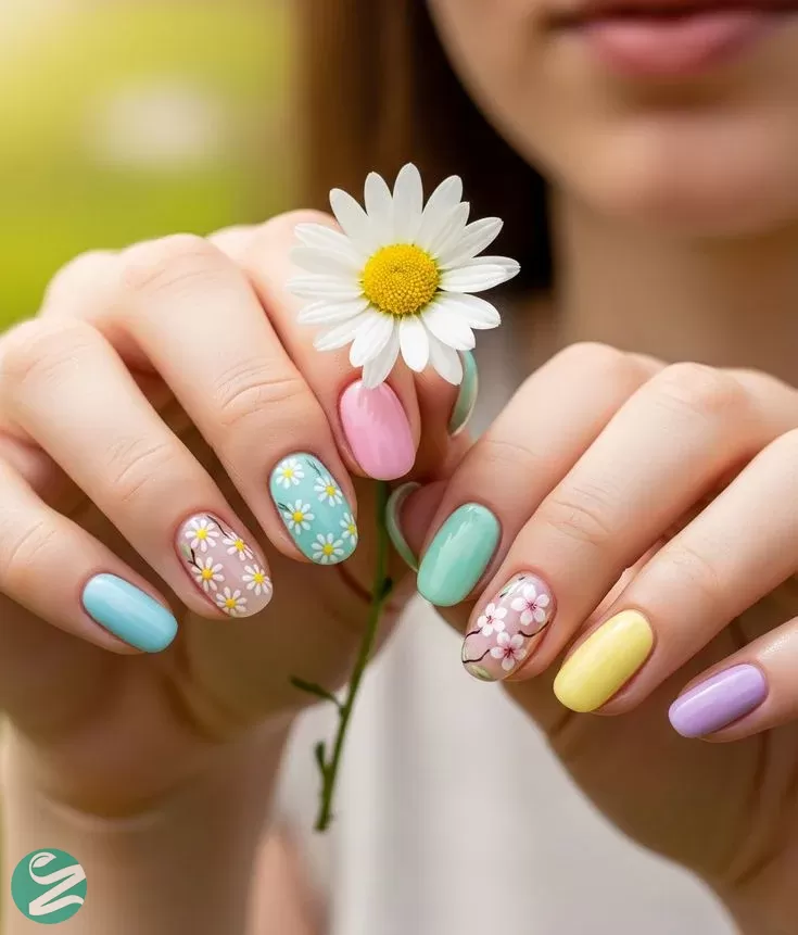 مدل ناخن جدید دخترونه فانتزی