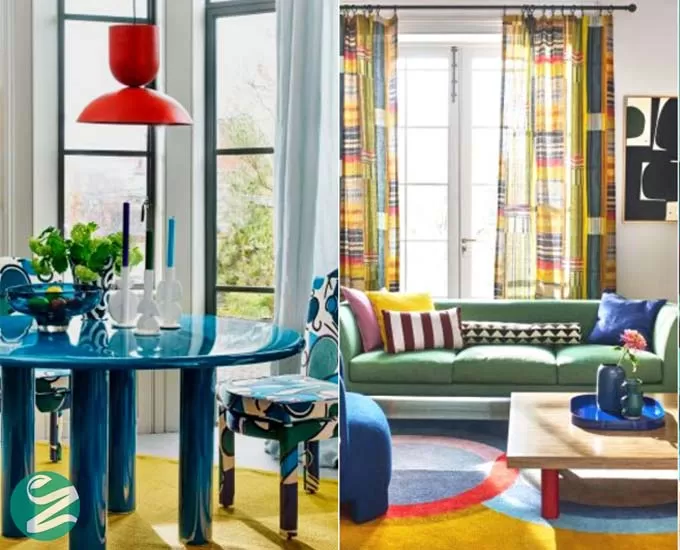 35 ایده‌ جذاب و خلاقانه برای دکوراسیون رنگی خانه