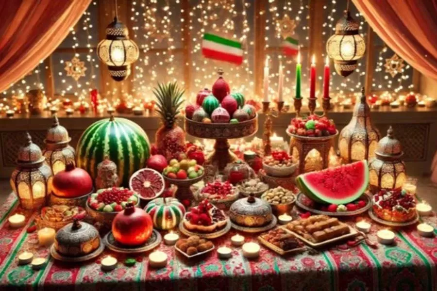 لیست خوراکی‌ شب یلدا 1404 | خوراکی سنتی + ایده سرو اینستاگرامی