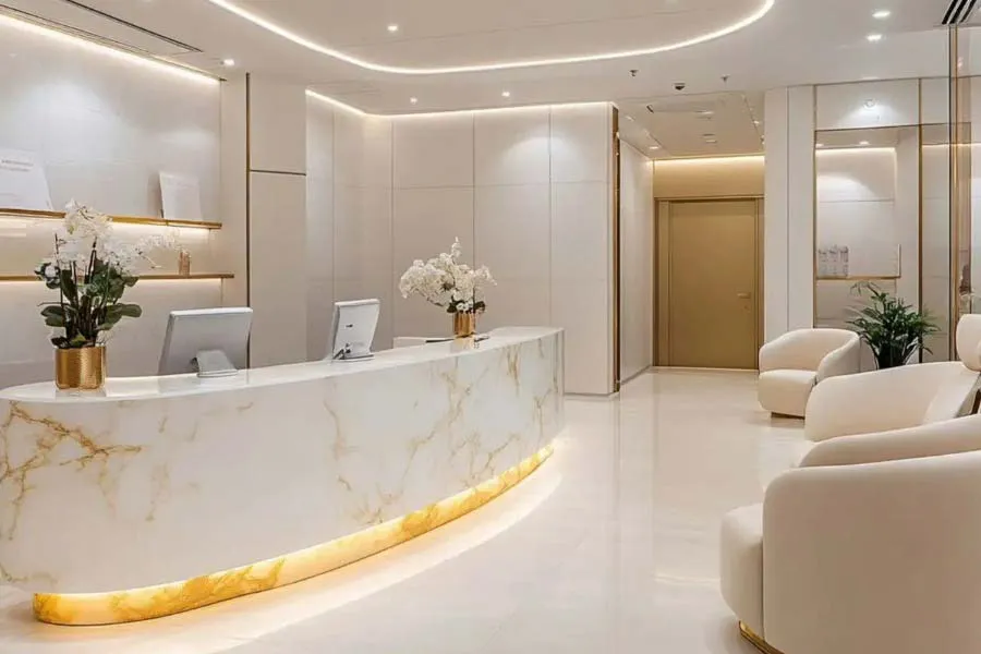 10 ترند دکوراسیون سالن زیبایی و کلینیک‌های لوکس در 2026