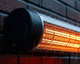 سیستم گرمایشی برای فضای باز و تراس‌ها