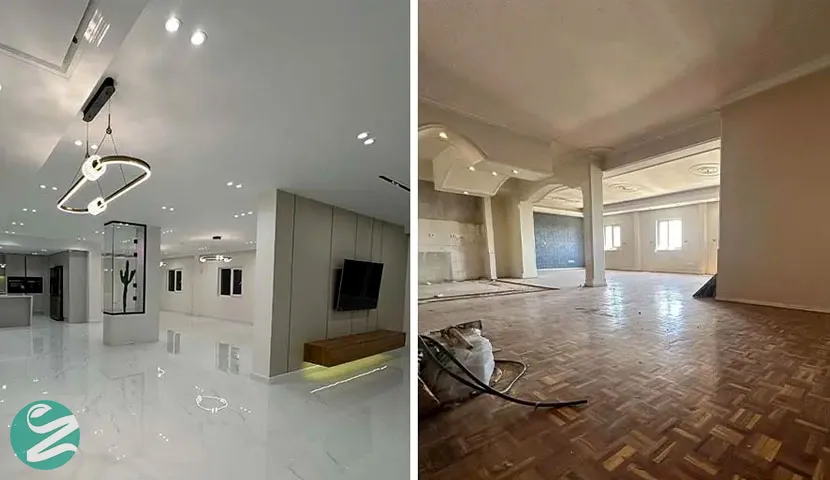پروژه بازسازی پذیرایی