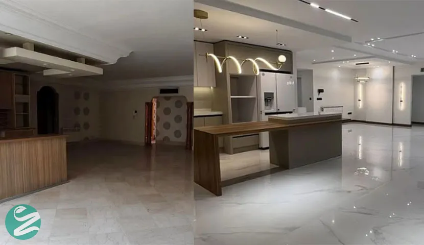 پروژه بازسازی پذیرایی در پاسداران