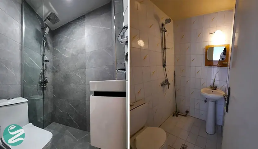 پروژه بازسازی سرویس بهداشتی مدرن