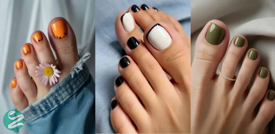 مدل‌های ژلیش ناخن پا