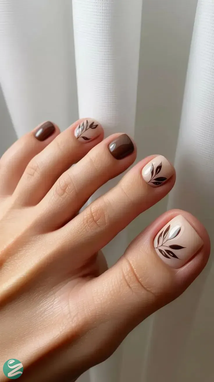 مدل‌های ژلیش ناخن پا