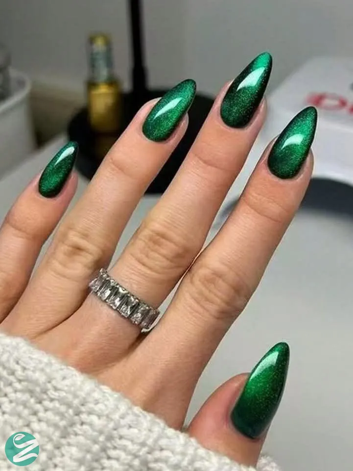 لاک ناخن ژل آیس سبز