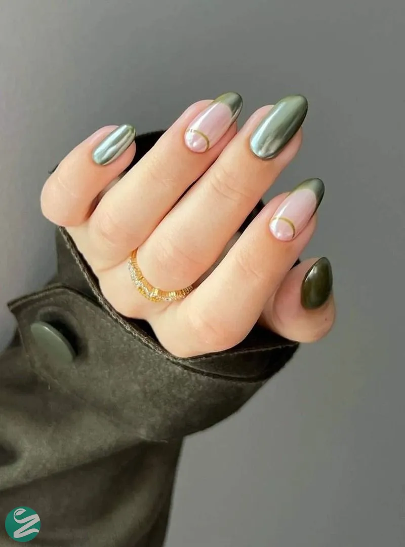 لاک ناخن ژل آیس سبز