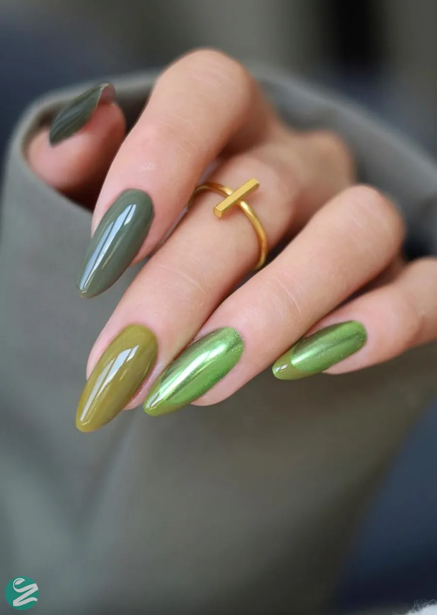 لاک ژل آیس سبز
