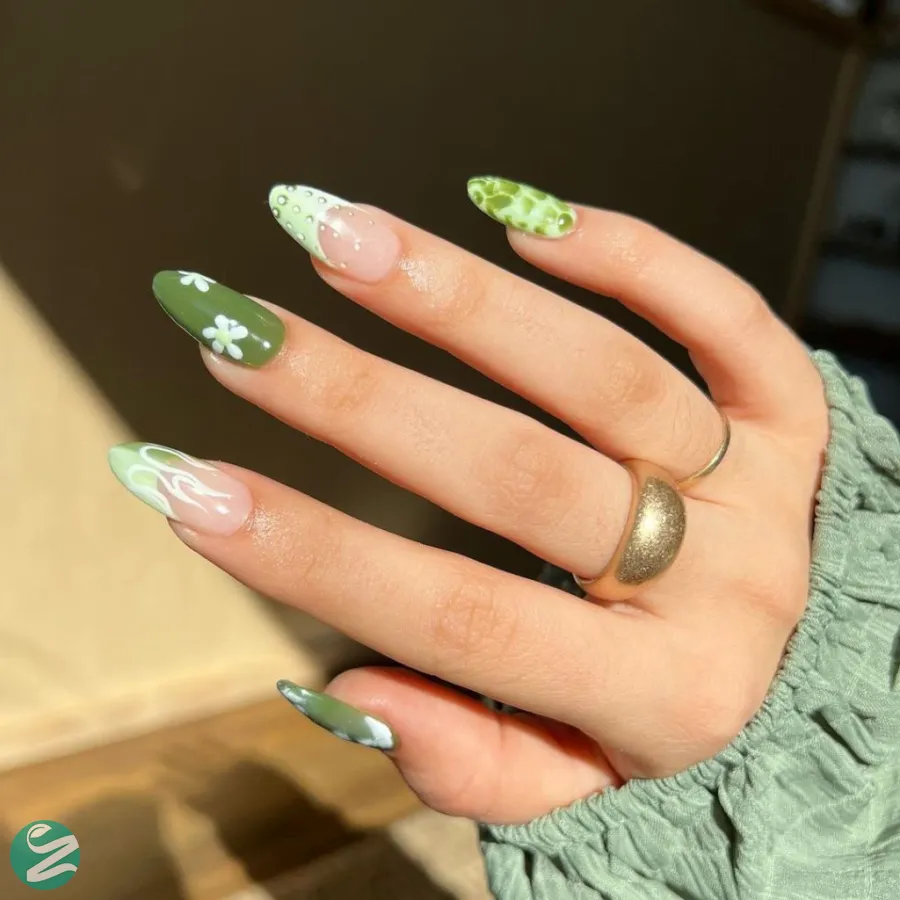 لاک ژل آیس سبز