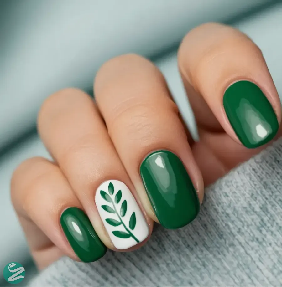 لاک ناخن ژل آیس سبز