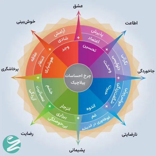نمونه ای از چرخ احساسات