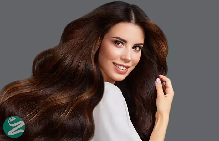Hair glossing treatment for dry hair