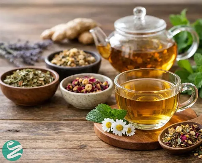رفع نفخ شکم و معده با بهترین دمنوش‌های گیاهی