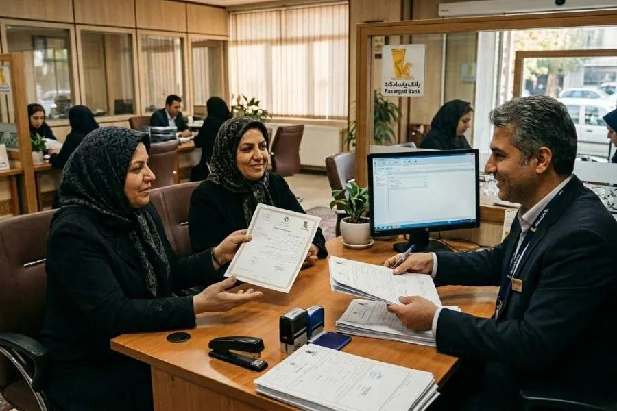 راهنمای دریافت وام بانک پاسارگاد با جواز کسب