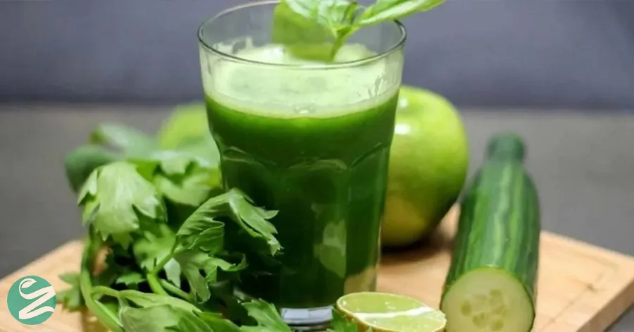 آبمیوه گلابی و کرفس (Pear & Celery Juice)