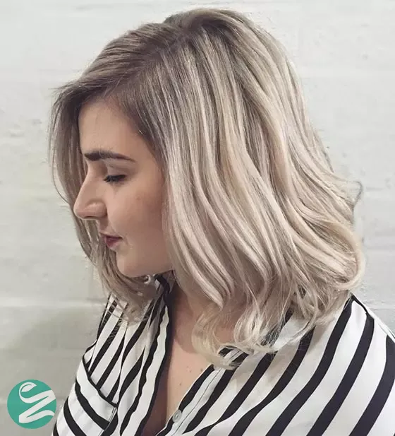 رنگ موی بلوند دودی