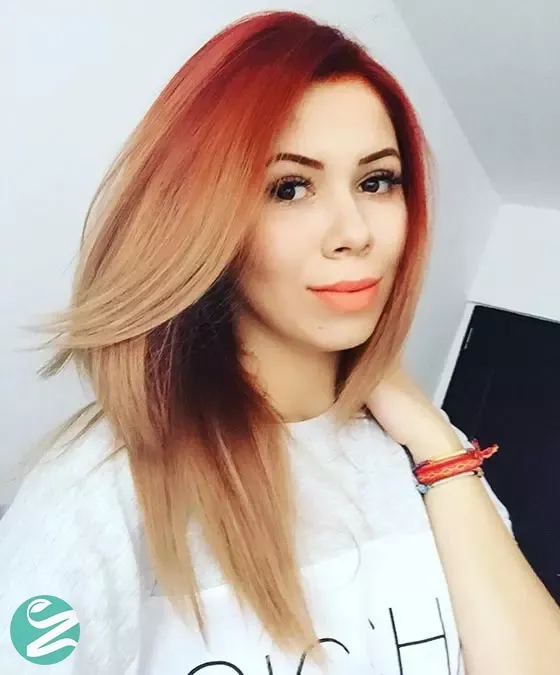 بلوند قرمز
