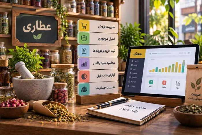 نرم افزار حسابداری عطاری چه کارهایی را ساده میکند؟