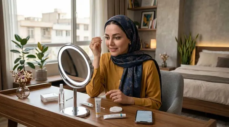مراقبت بعد از آرایش دائم و نگهداری آن