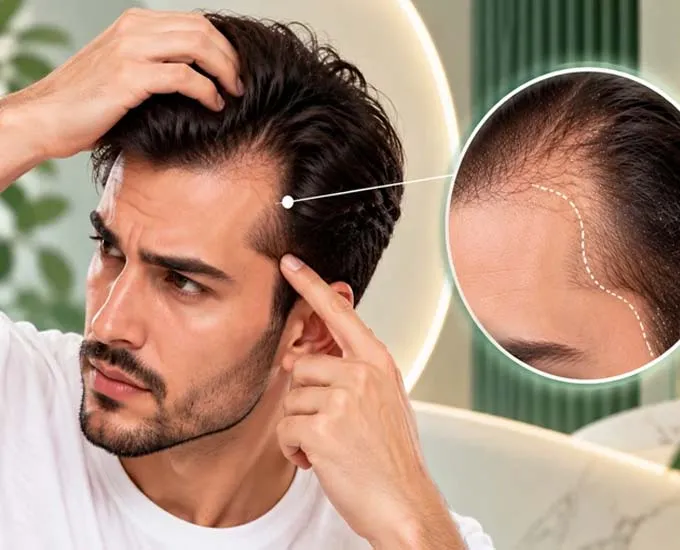 علت ریزش مو شقیقه چیست؟ راههای تشخیص نوع ریزش مو شقیقه
