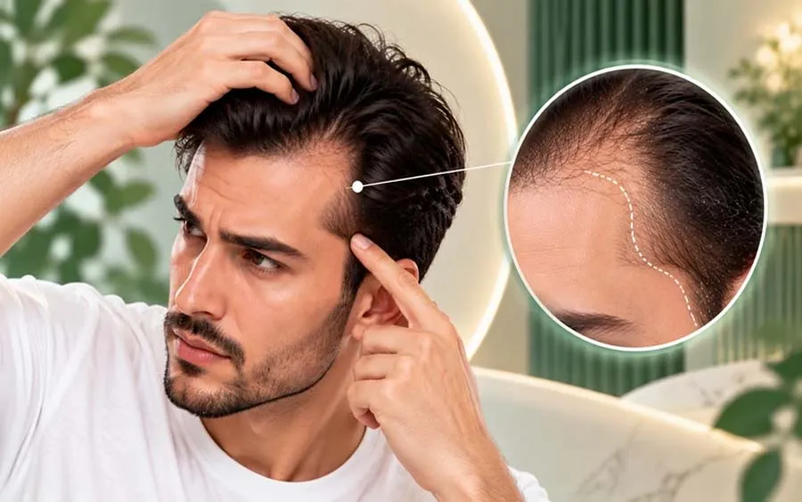 علت ریزش مو شقیقه چیست؟ راههای تشخیص نوع ریزش مو شقیقه